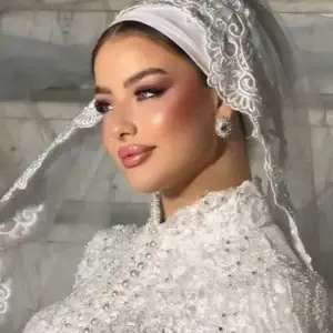 Robe marriage Voilée